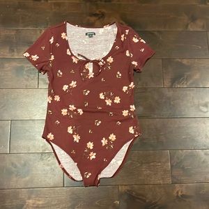 Maroon Bodysuit